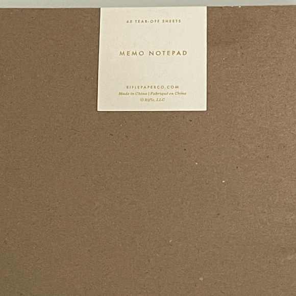 Rifle Paper Co. Weekly Notepad - Picture 2 of 2